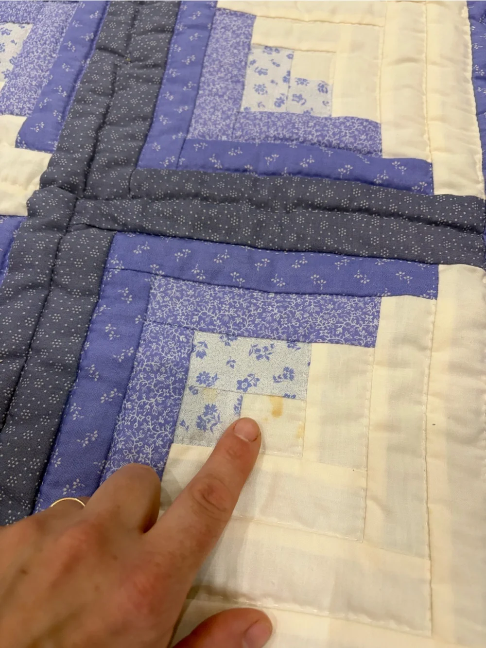 Handmade Quilted Tapestry 38.5” x 55” wall art, lap quilt, toddler quilt